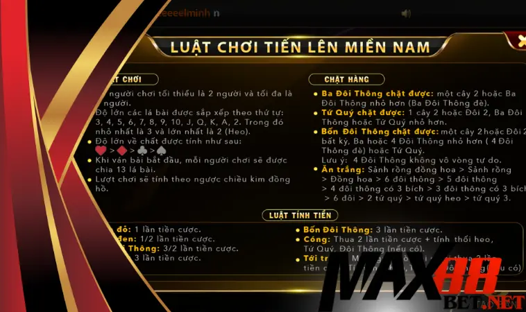 Hướng dẫn cược game bài đổi thưởng tại nhà cái Max88 Hướng dẫn cược game bài đổi thưởng tại nhà cái Max88